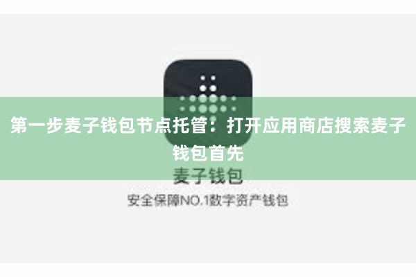 第一步麦子钱包节点托管：打开应用商店搜索麦子钱包首先